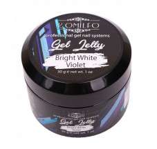 Komilfo Gel Jelly Ярко-белый с фиолетовым 30 g.