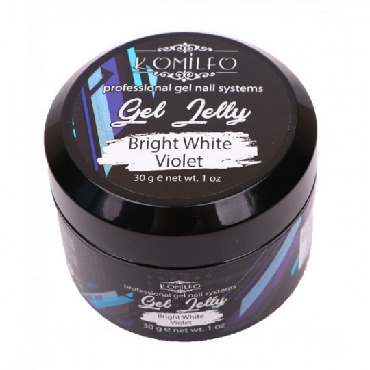 Komilfo Gel Jelly Bright White Violet 30 g.