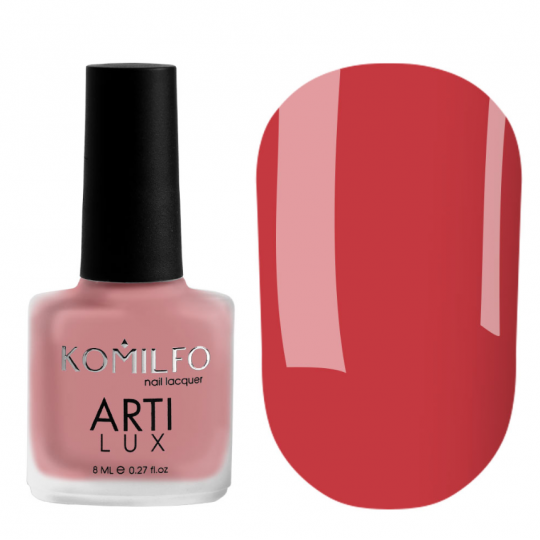 NAIL POLISH KOMILFO ARTILUX LADY IN RED 001 (PERSIAN RED, ENAMEL), 8 ML