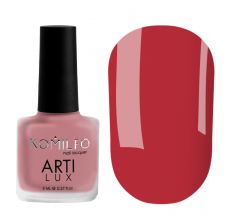 ЛАК ДЛЯ НОГТЕЙ KOMILFO ARTILUX LADY IN RED 002 (PERSIAN RED, ЭМАЛЬ), 8 МЛ