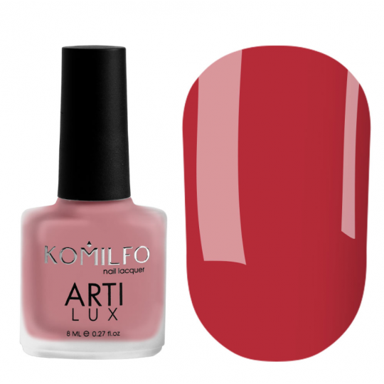 NAIL POLISH KOMILFO ARTILUX LADY IN RED 002 (PERSIAN RED, ENAMEL), 8 ML