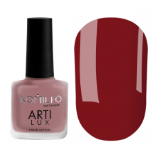 NAIL POLISH KOMILFO ARTILUX LADY IN RED 004 (PERSIAN RED, ENAMEL), 8 ML