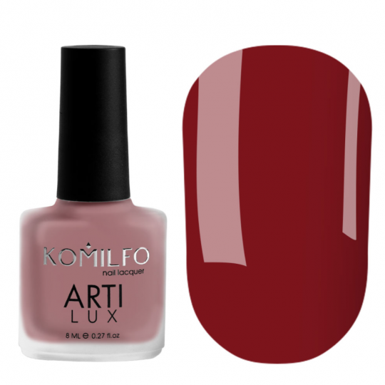 NAIL POLISH KOMILFO ARTILUX LADY IN RED 004 (PERSIAN RED, ENAMEL), 8 ML