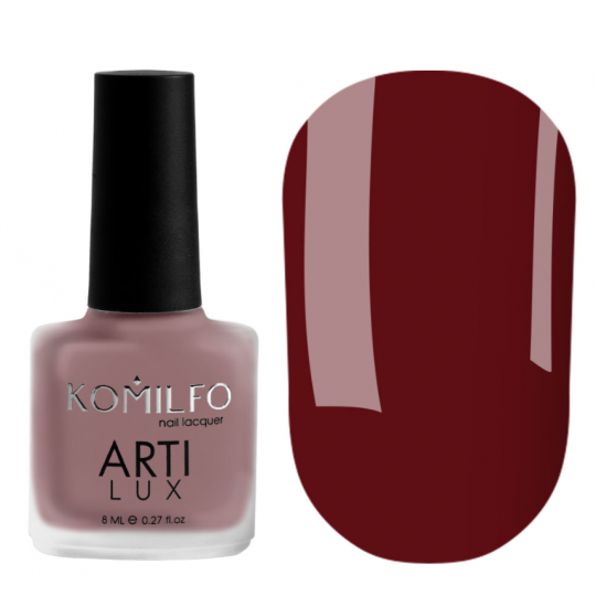 NAIL POLISH KOMILFO ARTILUX LADY IN RED 005 (PERSIAN RED, ENAMEL), 8 ML