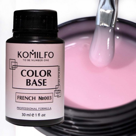Color Base French №003 30 ml. (without brush,bottle) Komilfo