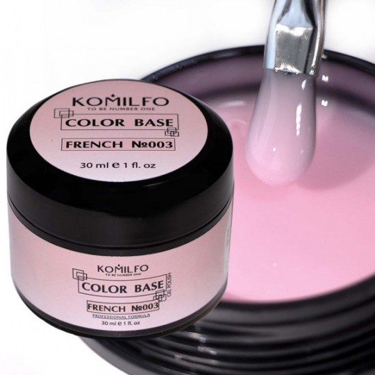 Color Base French №003 30 ml. (without brush,jar) Komilfo