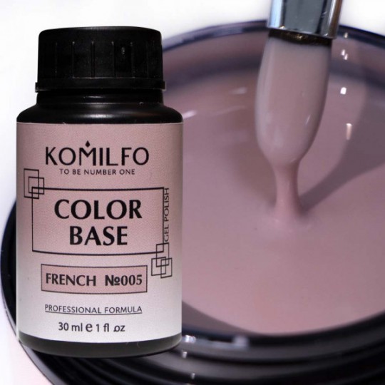 Color Base French №005 30 ml. (without brush,bottle) Komilfo