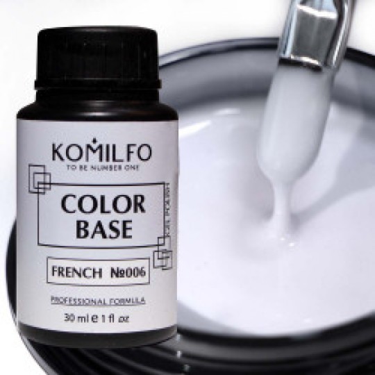 Color Base French №006 30 ml. (without brush,bottle) Komilfo