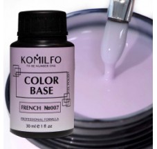 Color Base French №007 30 ml. (without brush,bottle) Komilfo