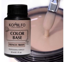 Color Base French №009 30 ml. (without brush,bottle) Komilfo