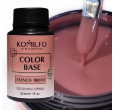 Color Base French №010 30 ml. (without brush,bottle) Komilfo
