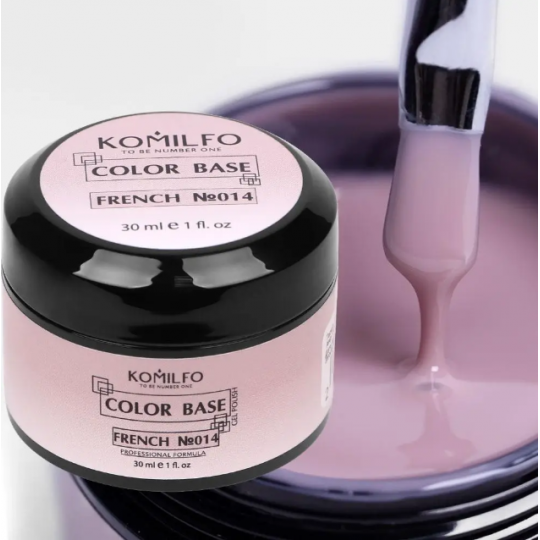 KOMILFO COLOR BASE FRENCH 014, 30 ML (gel jar)