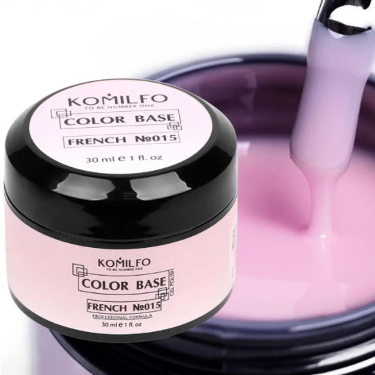 KOMILFO COLOR BASE FRENCH 015, 30 ML (gel jar)