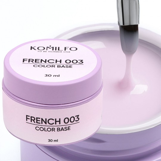 Komilfo Color Base French 003 HEMA/TPO free, 30 ml (without brush,jar)