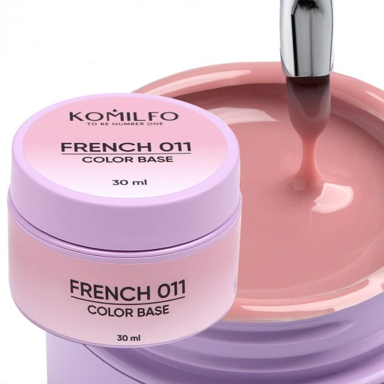 Komilfo Color Base French 011 HEMA/TPO free, 30 ml (gel jar)