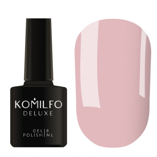 Гель-лак Komilfo Deluxe Series №D036 (светлое розовое какао, эмаль), 8 мл