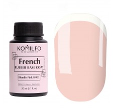 French Rubber Base №003 Blondie Pink (без кисточки, бутылка) 30 ml. Komilfo