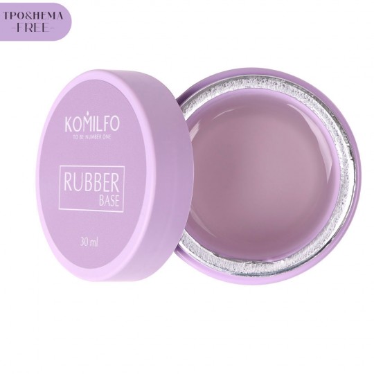 Rubber Base Coat (without brush,jar) 30 ml. Komilfo HEMA/TPO free