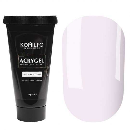 Komilfo AcryGel No. 002 Milky White, 30 ml