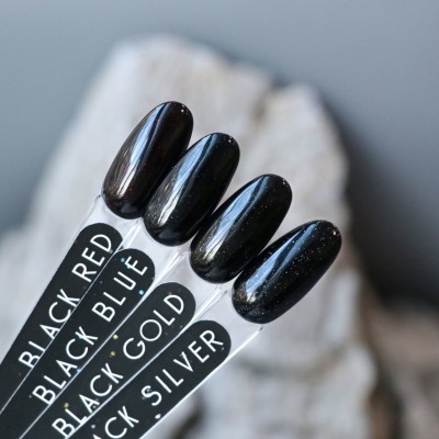 Gel polish Black Blue, 8 ml