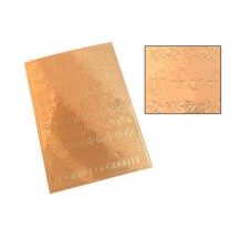 Komilfo Metallized nail stickers Gold #011