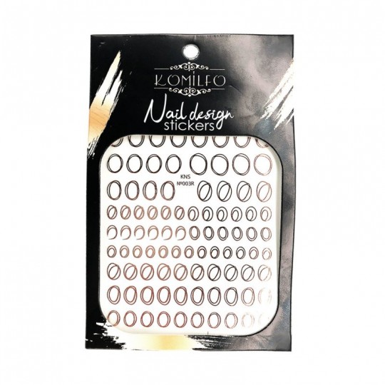 Komilfo Nail Design Stickers R # 003