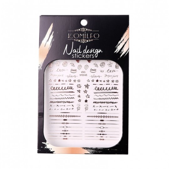 Komilfo Nail Design Stickers R # 004