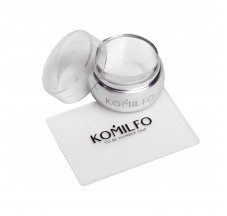 Komilfo Stamp & Scraper (Transparent) 5*7 cm