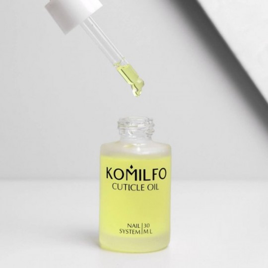 Цитрусовое масло для ногтей Komilfo (с пипеткой) 32 мл.