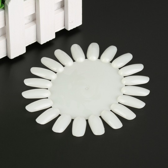 Tips "sunflower" (20 pieces) white