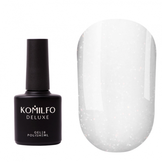 KOMILFO MILKY DIAMOND TOP, БЕЗ ЛШ, С УФ-ФИЛЬТРОМ, 8 МЛ