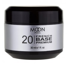 Moon Full French Base Premium №20 (לבן), 30 מ"ל.