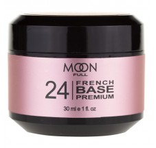 Moon Full French Base Premium No. 24 (beige-pink), 30 ml.