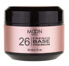 Moon Full French Base Premium No. 26 (pink dark), 30 ml.