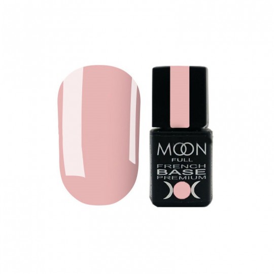 French Base Premium Moon Full №23 pink-peach, 8ml.