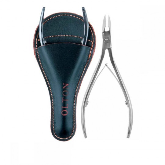 Olton Nail Nippers + Leather Case XXXL