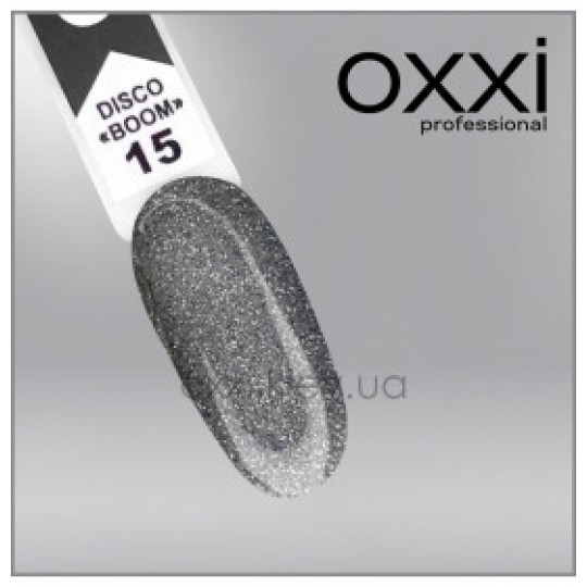 לכה ג'ל Oxxi בום דיסקו רפלקטיבי # 015, 10 מ"ל.
