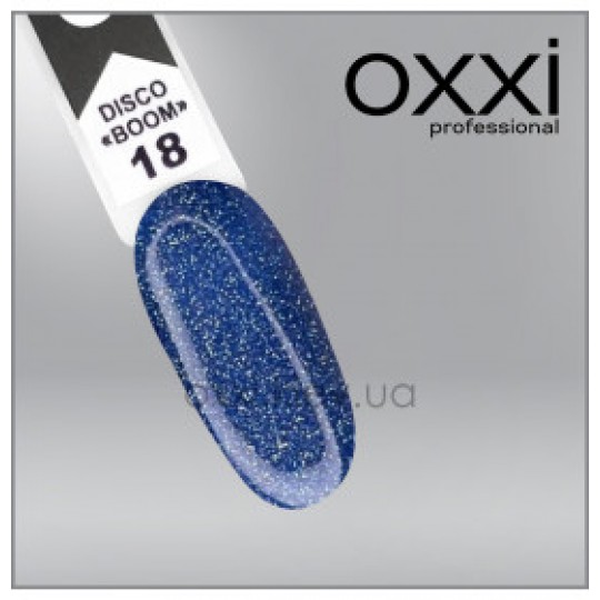 לכה ג'ל Oxxi בום דיסקו רפלקטיבי # 018, 10 מ"ל.