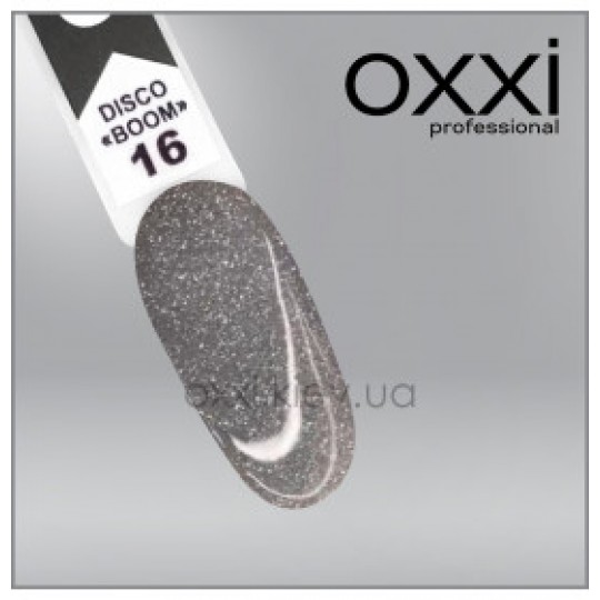 לכה ג'ל Oxxi בום דיסקו רפלקטיבי # 016, 10 מ"ל.