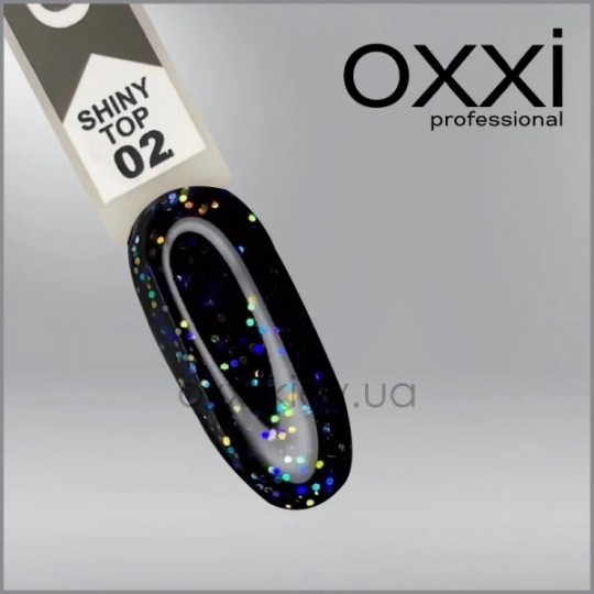 Oxxi Top Shiny 02 ללא מגבון, 10 מ"ל.