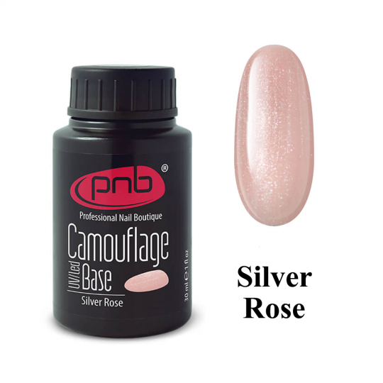 Camouflage rubber base PNB, 30 ml, Silver pink