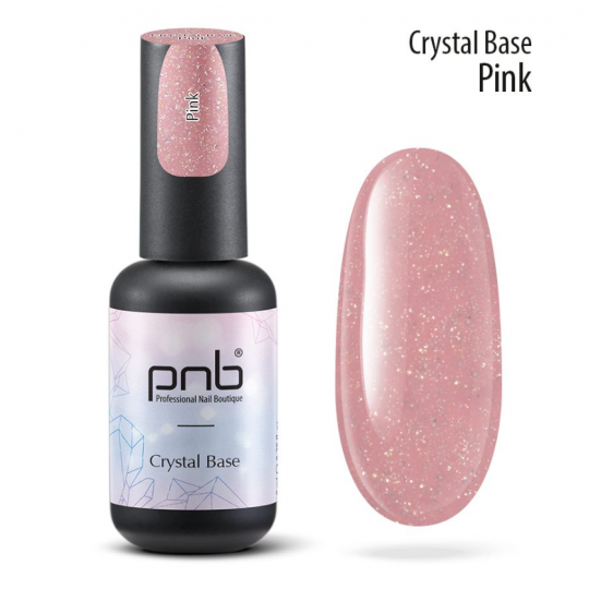 Crystal base PNB, pink, 8 ml