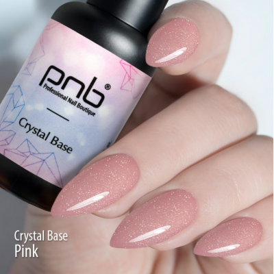 Crystal base PNB, pink, 8 ml