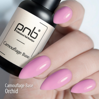 Камуфлирующая каучуковая база PNB /UV/LED Camouflage Base PNB, Orchid, 8 ml