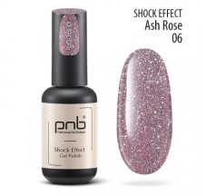 Gel polish PNB Shock Effect, Ash rose 06