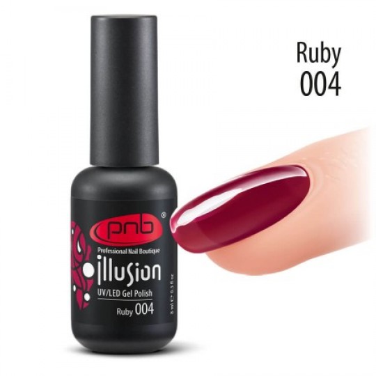 Stained glass gel polish PNB 004, 8 ml