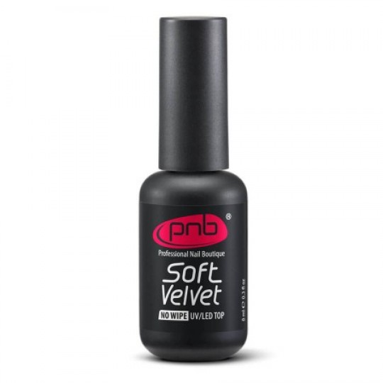 Matte velvet top for gel polish without sticky layer PNB 8 ml