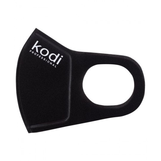 מסכת ניאופרן דו-שכבתית ללא שסתום, שחורה עם לוגו Kodi Professional