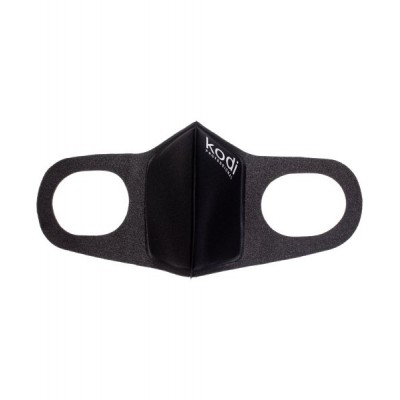 Two-layer neoprene mask without valve, black with Kodi Professional logo