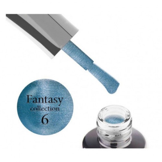Luxton Fantasy 06 Gel Lacquer, blue with flare, magnetic, 10 ml.